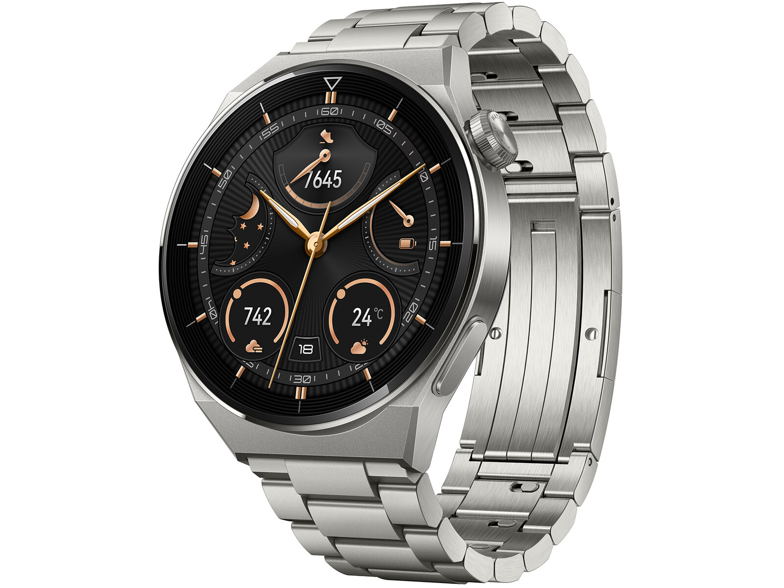  HUAWEI Watch GT 4 B19M 46mm Bluetooth Smartwatch 1.43 AMOLED  Screen Stainless Steel Strap - Grey : Cell Phones & Accessories