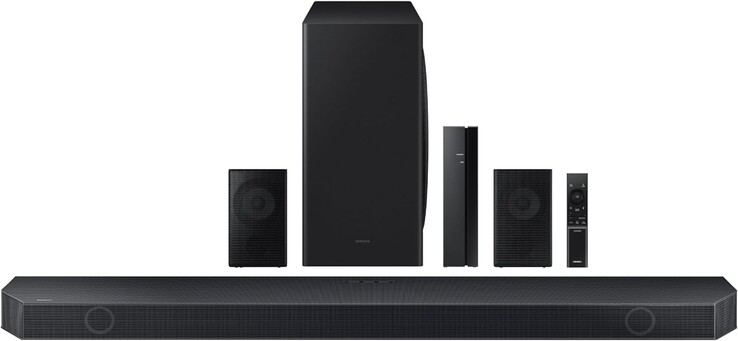 Samsung's HW-Q910D soundbar has support for Alexa, Chromecast and Apple Airplay 2 integration. (Image source: Samsung)