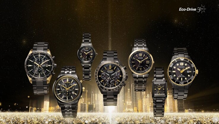 The Citizen Light in Black collection watches