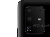 Is this what the Galaxy S11+ looks like? (Source: OnLeaks)