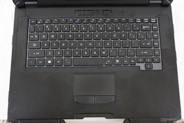 Removable chiclet keyboard. The key symbols are printed and so the optional backlight will not shine through the symbols