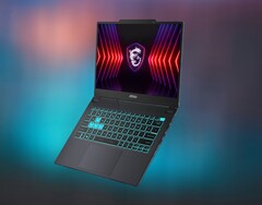 The MSI Cyborg 14 comes in at 1.6 kg (3.52 lbs). (Image source: MSI, Mohammed Alizade, edited)