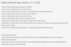 The change log for Mammotion app version 1.11.220 for Android users. (Image source: Mammotion)