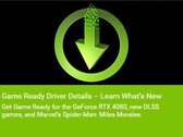 NVIDIA GeForce Game Ready Driver 526.98 - What's New (Source: GeForce Experience app)