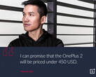 OnePlus 2 to sell for less than $450