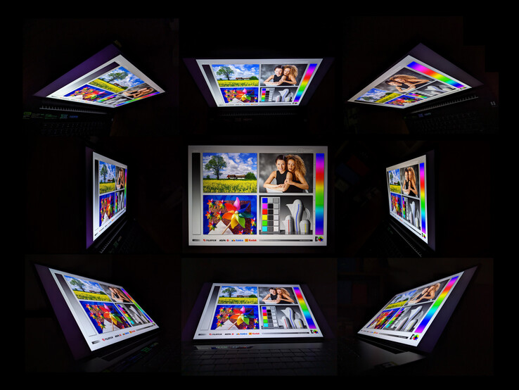 Wide mini-LED viewing angles don't exhibit the contrast degradation of IPS or the rainbow effect of OLED for more stable colors