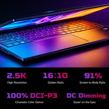 Predator 10 Neo display features (machine translated)