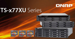 QNAP TS-x77XU rackmount NAS now official with AMD Ryzen inside (Source: QNAP Systems)