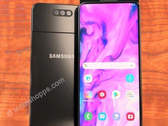 The first purported live photo of the Samsung Galaxy A90. (Source: Indiashopps)
