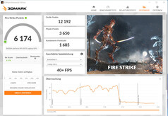 Fire Strike (Power Saving mode, mains operation)