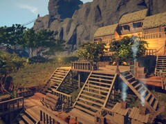 An image showing a building in Survival: Fountain of Youth, currently on sale on Steam.