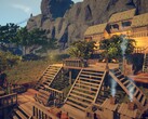 An image showing a building in Survival: Fountain of Youth, currently on sale on Steam.