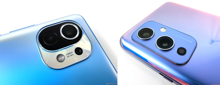 Cameras in the Xiaomi Mi 11 and OnePlus 9 in detail