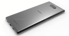 A render of the Sony Xperia XA3 Ultra shows a rear dual-camera setup. (Source: OnLeaks/MySmartPrice)