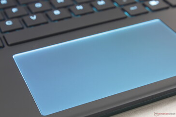 RGB LED-lit clickpad available on RTX 5070 Ti SKUs or above
