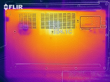 Heat map under load - bottom