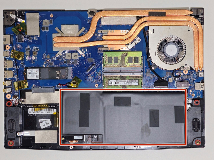 MSI GF63 12VE motherboard (Image source: iFixit)