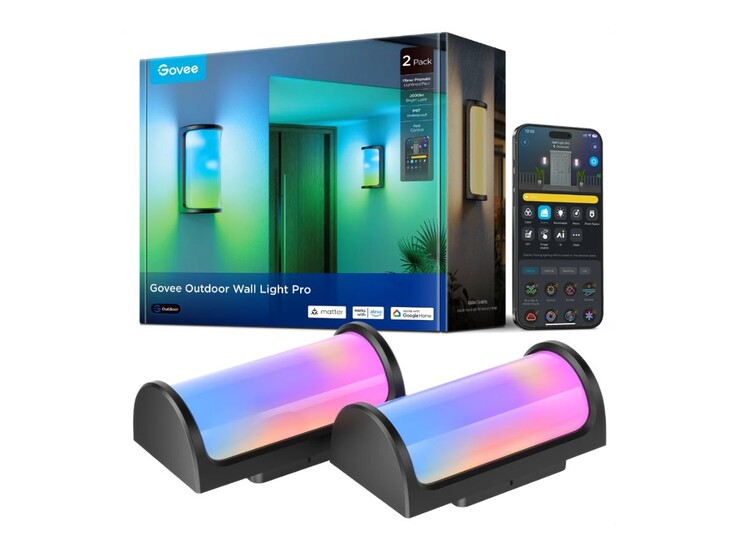 The Govee Outdoor Wall Light Pro