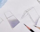 Sketches of the Magic V Flip2. (Image source: Jimmy Choo on Instagram)