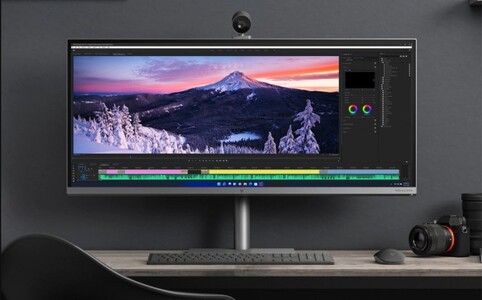 The HP Envy 34 AIO is a dream PC for any wealthy digital creator seeking Windows and a minimalist aesthetic. (Image source: HP)