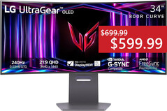 The LG UltraGear 34GS95QE is a feature-rich ultrawide gaming monitor that normally retails for $1,299.99 and can now be had for $599.99 via LG. (Image source: LG - edited)