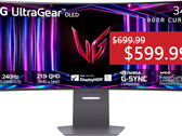The LG UltraGear 34GS95QE is a feature-rich ultrawide gaming monitor that normally retails for $1,299.99 and can now be had for $599.99 via LG. (Image source: LG - edited)