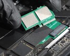 This MacBook Pro now has the ability to receive storage upgrades via a slot-in NVMe SSD. (Image source: iBoff RCC on YouTube)