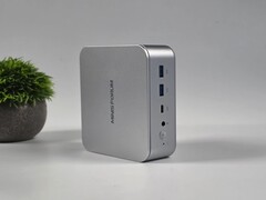 Minisforum M2 mini PC front ports view