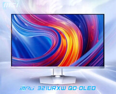 The MPG 321URXW is a re-run of the MPG 321URX. (Image source: MSI via ITHome)