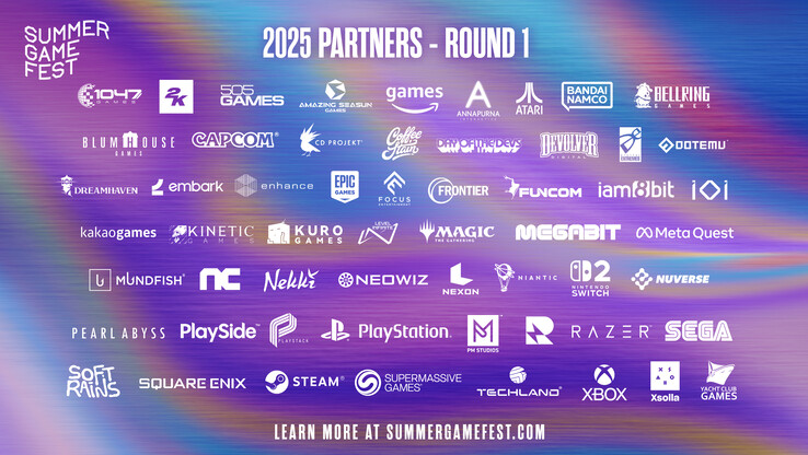 Round 1 partners at Summer Game Fest 2025 (Image Source: Summer Game Fest)