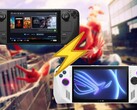 The Steam Deck struggled with Spider-Man 2, while the ROG Ally performed decently well. (Image source: Steam, Asus, Valve, edited)