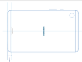 A Galaxy Tab A9 diagram. (Source: FCC)