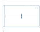 A Galaxy Tab A9 diagram. (Source: FCC)