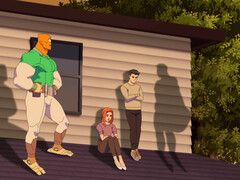 The looming shadows of the sci-fi conflicts to define the rest of the series stop being shadows here.