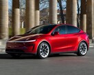 The 2026 Tesla Model Y in red color. (Image source: Tesla)