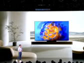 Lei Jun introduces new Mi TVs. (Source: Xiaomi)