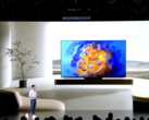 Lei Jun introduces new Mi TVs. (Source: Xiaomi)