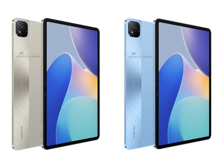 Infinix will launch the XPAD in three colors - blue, grey and gold. (Image source: Naija Android Arena)