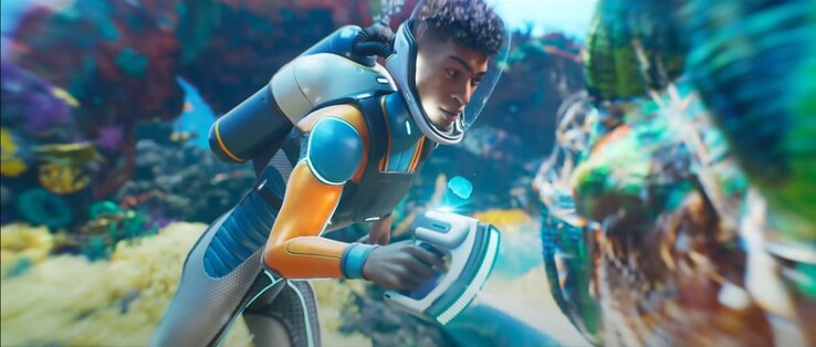 A screenshot from Subnautica 2 teaser (Image Source: Subnautica 2 on YouTube)