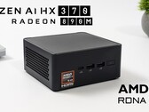 The prototype AMD Ryzen 9 AI HX 370 mini PC performs well across different games (Image source: ETA Prime)