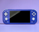 The RG 55G1 has a Switch Lite-like design. Pictured: the gaming handheld in Indigo.