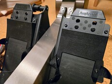 The footrests are adjustable to multiple positions