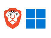 Brave blocks a key Windows 11 feature by default. (Image source: Brave logo and Windows 11 logo, w/ edits)