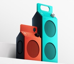 The first speakers from Nothing's sub-brand CMF look like colorful milk cartons.