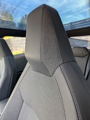 2026 Cybertruck AWD seat upholstery.