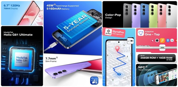 The Infinix Hot 60i key features (Image source: Infinix)
