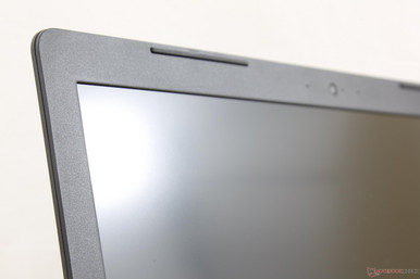 Matte panel with thick bezels