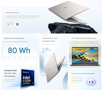 Main highlights of the MagicBook X16 Plus 2026 (machine translated)