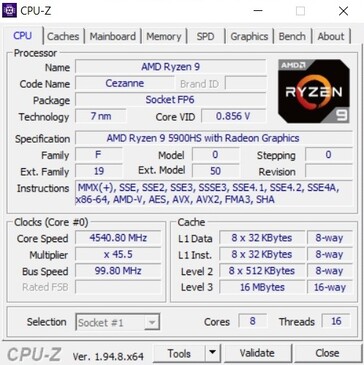 CPU-Z: CPU