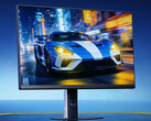The Redmi G25 2027 has a sleek overall design. Pictured: a promo picture showing the front of the gaming monitor.
